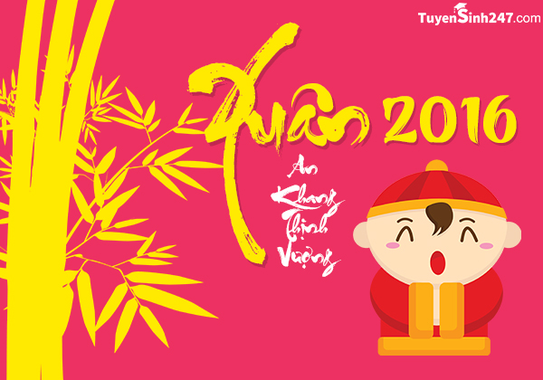 Mau thiep chuc tet nguyen dan Binh Than 2016 dep nhat