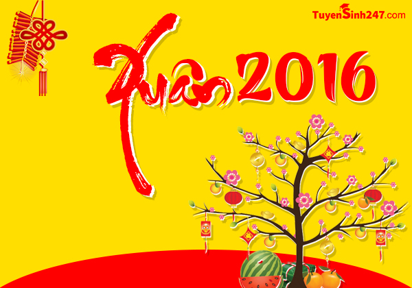 Mau thiep chuc tet nguyen dan Binh Than 2016 dep nhat