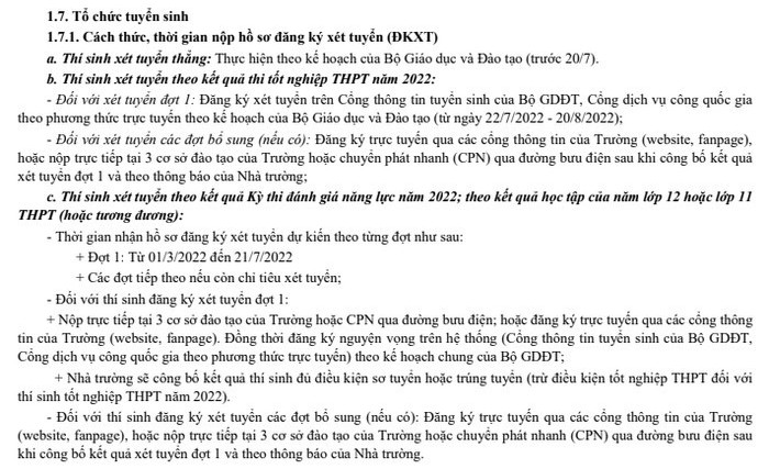 Thong tin tuyen sinh Dai hoc Su pham ky thuat Hung Yen 2022