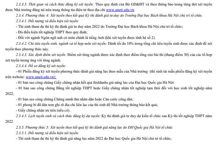 Phuong thuc tuyen sinh DH Kinh te Ky thuat Cong nghiep 2022