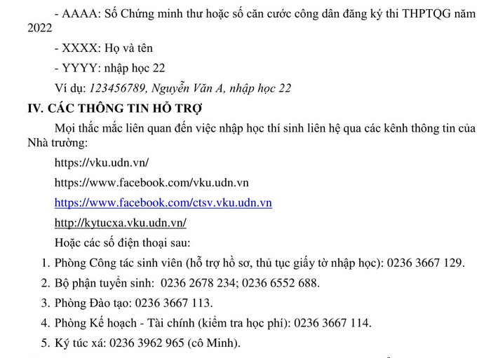 Ho so nhap hoc DH Cong nghe Thong tin va Truyen thong Viet Han - DH Da Nang 2022