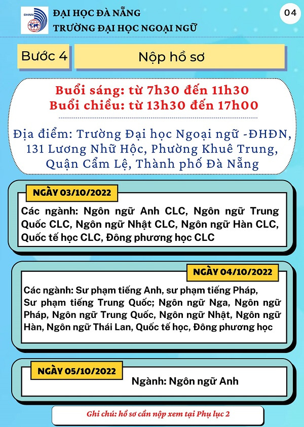 Dai hoc Ngoai ngu - DH Da Nang huong dan nhap hoc nam 2022