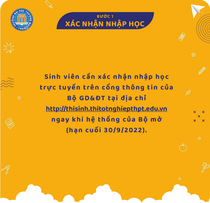 Ho so nhap hoc vao Dai hoc Thuong mai nam 2022