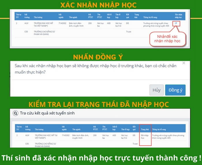 Huong dan nhap hoc Dai hoc Tan Trao nam 2022