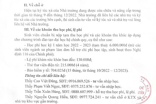 Ho so nhap hoc Truong Ngoai ngu - DH Thai Nguyen 2022