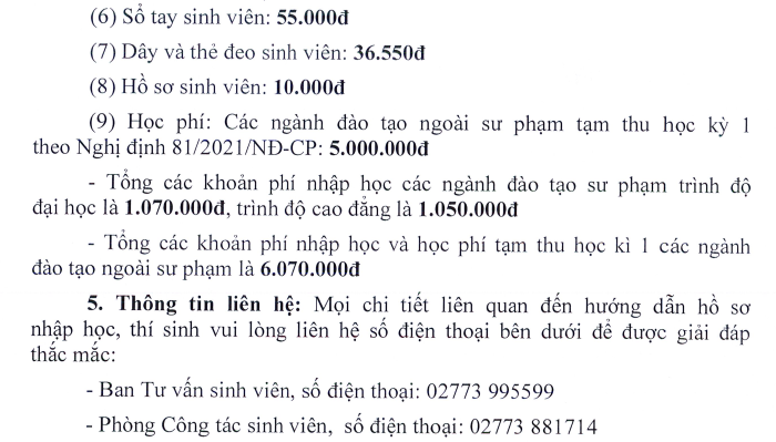 Dai hoc Dong Thap huong dan nop ho so nhap hoc 2022