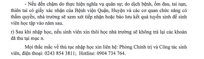 Ho so nhap hoc nam 2022 Dai hoc Kien truc Ha Noi