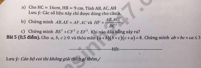 De cuong giua ki 1 lop 9 mon Toan 2022 - THCS Nguyen Truong To