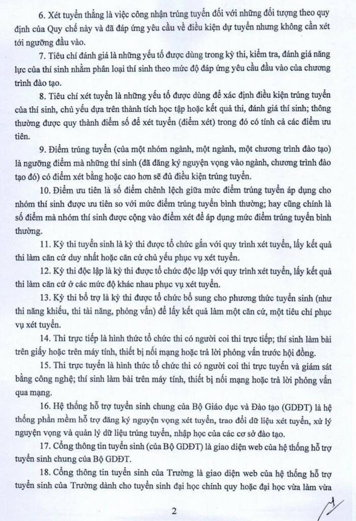 Dai hoc Kinh te quoc dan cong bo quy che tuyen sinh DH tu 2023