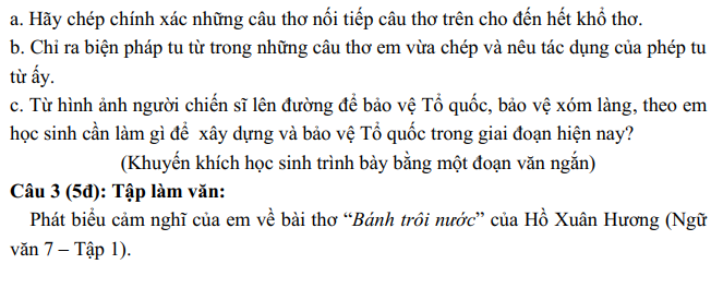 De thi ki 1 mon Van lop 7 - THCS Duc Giang 2022