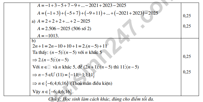 De thi ki 1 lop 6 mon Toan - THCS Quan Toan 2022