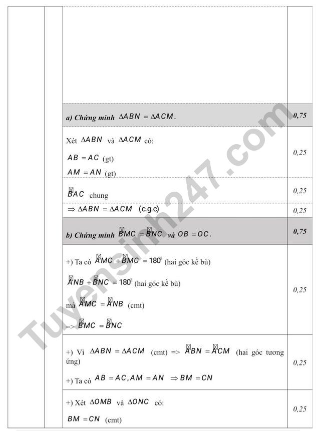 De thi ki 1 mon Toan lop 7 nam 2022 (Co dap an) - THCS Giang Vo