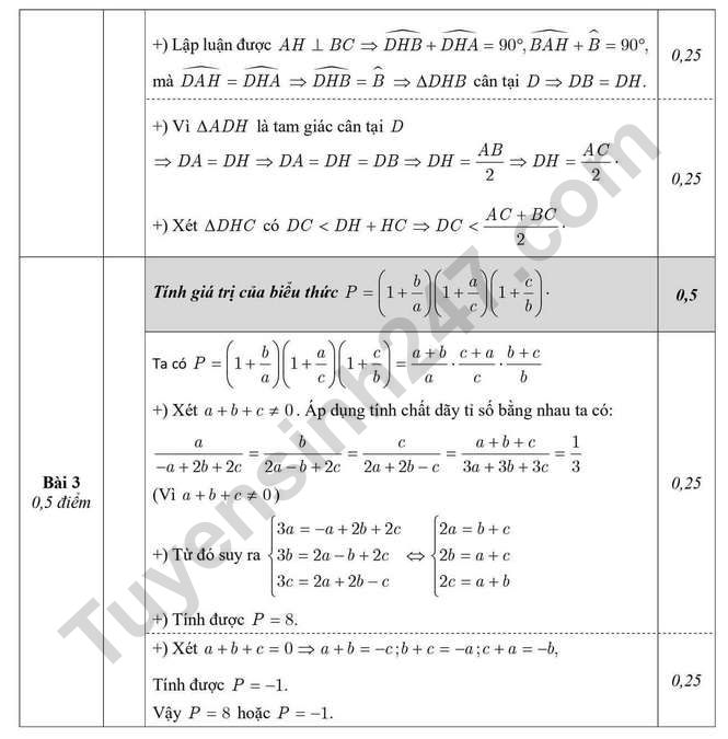 De thi giua ki 2 mon Toan lop 7 nam 2023 - THCS Giang Vo (Co dap an)