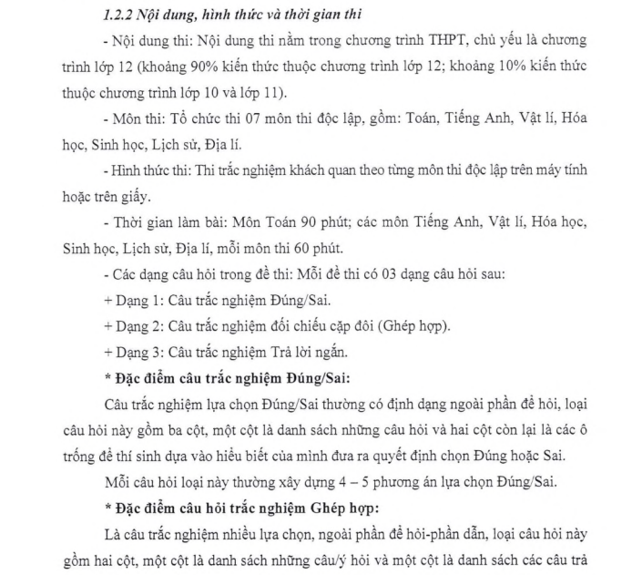 Dai hoc Sai Gon cong bo De an thi danh gia dau vao nam 2023