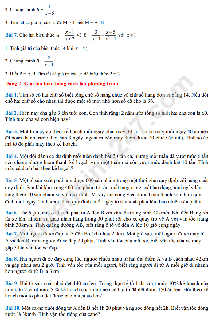 De cuong ki 2 mon Toan lop 8 nam 2023 - THCS Thang Long