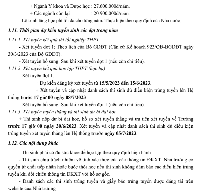 De an tuyen sinh Dai hoc Ky thuat Y Duoc Da Nang 2023