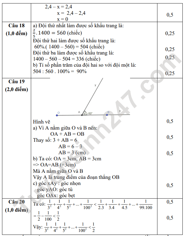 De thi ki 2 lop 6 mon Toan 2023 - THCS Nguyen Chuyen My (Co dap an)