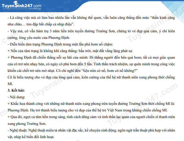 Dap an de thi mon Van - Long An vao lop 10 nam 2023
