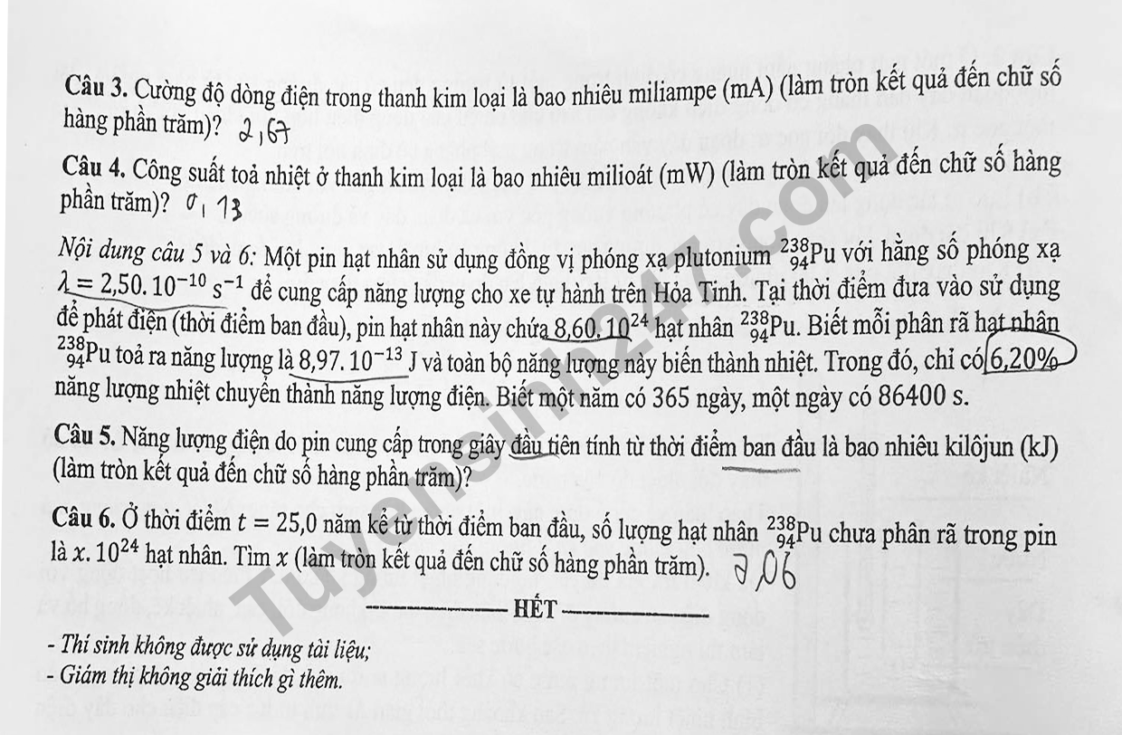 De thi tot nghiep THPT 2026 mon Ly ma de 0235 co dap an