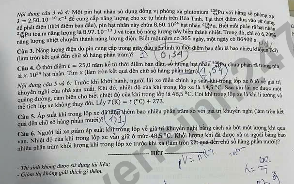 Dap an de thi tot nghiep THPT 2026 mon Ly - Ma de 0242