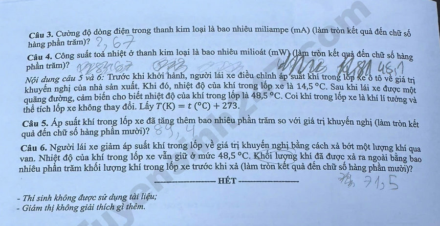 Tron bo dap an de thi tot nghiep THPT 2026 mon Ly - Ma de 0224