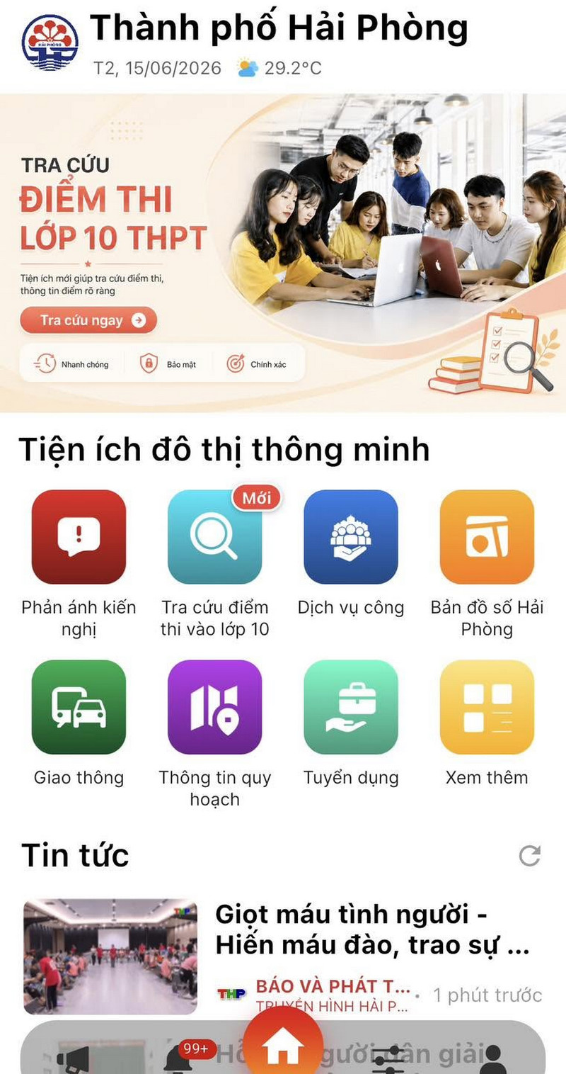 Tra cuu diem thi vao lop 10 Hai Phong 2026