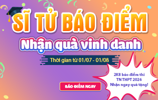 Báo điểm TN THPT 2026