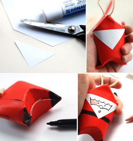 Cach lam ong gia Noel handmade cuc dep don Giang sinh