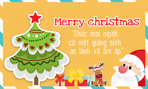 Nhung mau thiep chuc mung Giang Sinh dep va doc nhat