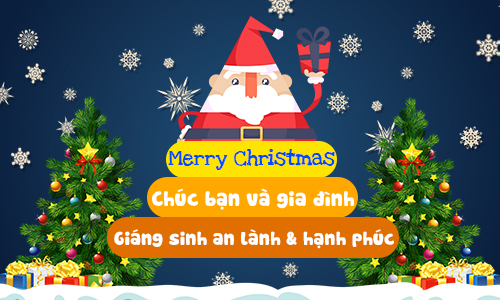 Nhung mau thiep chuc mung Giang Sinh dep va doc nhat