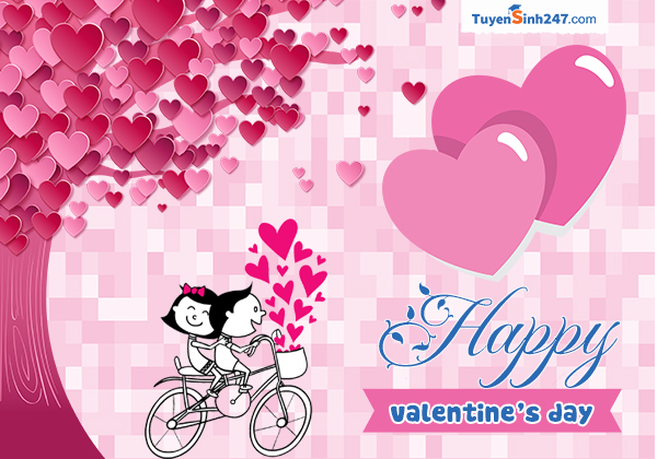 Mau thiep Valentine 2016 dep va lang man nhat