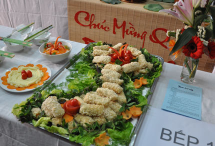 Huong dan thuyet trinh nau an ngay 8/3