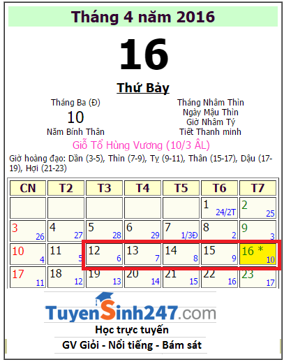 Chuong trinh gio to Hung Vuong 2016 - Chi tiet day du