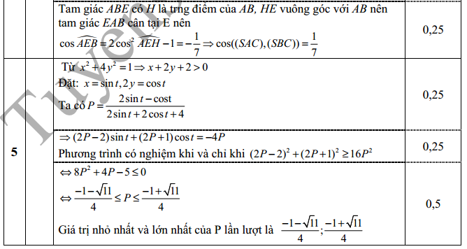 De thi hoc ki 2 lop 11 mon Toan 2016 – So GD Bac Giang