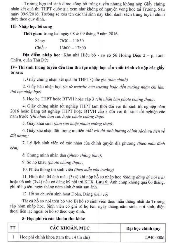 Dai hoc Ngan hang TPHCM cong bo diem chuan NVBS dot 1