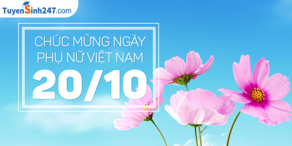 Nhung mau thiep chuc mung ngay phu nu Viet Nam 20/10 dep nhat