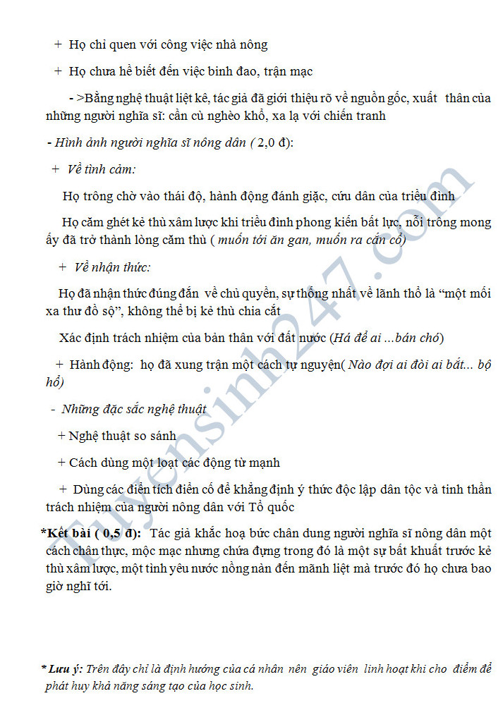 De thi cuoi hoc ki 1 mon Van 11 - THPT Trung Gia nam 2016-2017