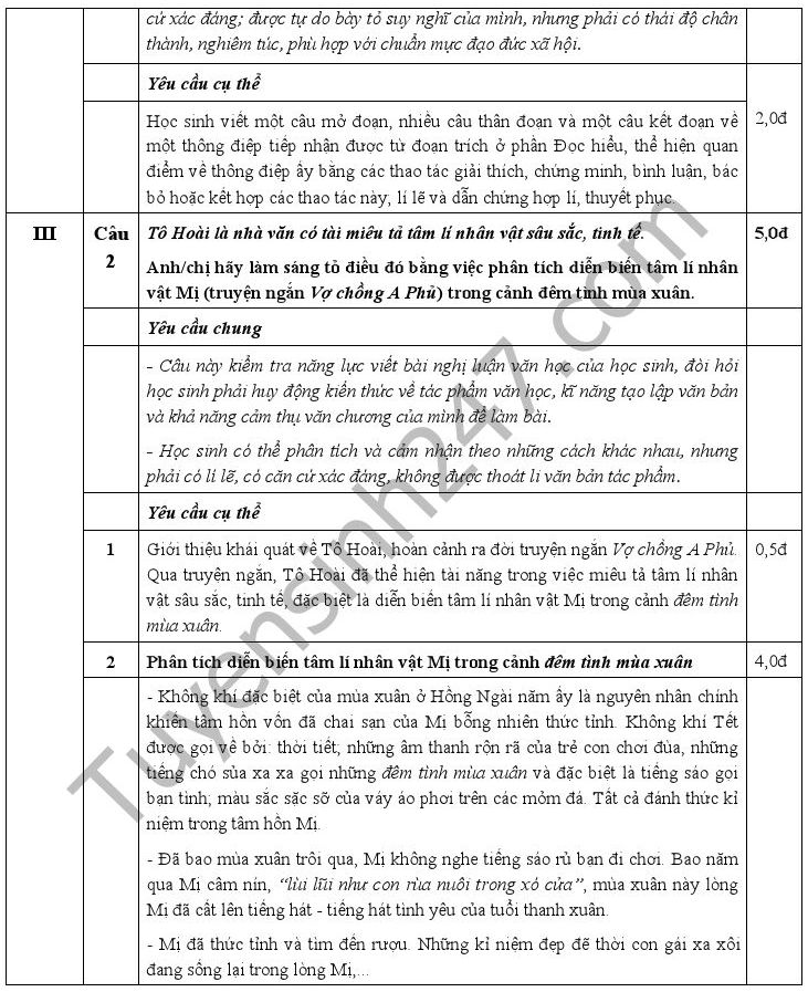 De thi giua hoc ki 2 lop 12 mon Van - So GDDT TP Can Tho 2017