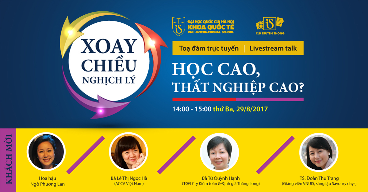 Khoa Quoc te - DHQGHN to chuc toa dam truc tuyen phan hoi bao My Bloomberg