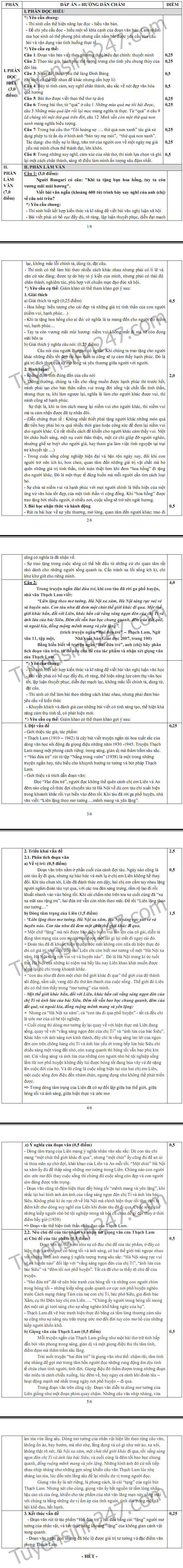De thi giua hoc ki 1 mon Van lop 11 nam 2017