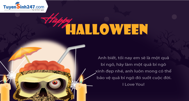Nhung mau thiep chuc mung ngay Halloween doc nhat