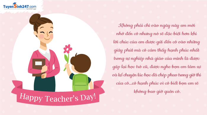 Nhung mau thiep 20/11 dep va y nghia danh tang thay co giao