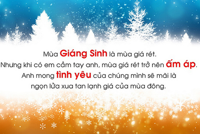 Cach viet thiep Giang Sinh y nghia nhat