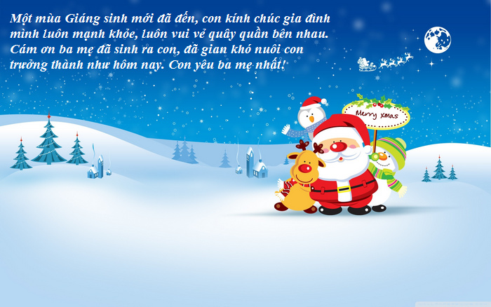 Cach viet thiep Giang Sinh y nghia nhat