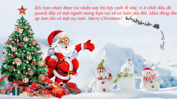 Cach viet thiep Giang Sinh y nghia nhat