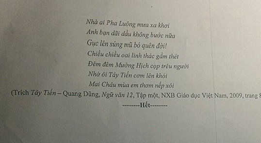 De thi thu THPT Quoc gia mon Van - Chuyen Tran Phu 2018 (Co dap an)