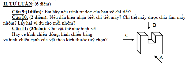 De kiem tra ki 1 mon Cong nghe lop 8 THCS Lap Chieng 2017 - 2018