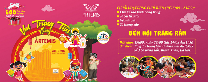 Tong hop cac dia diem to chuc trung thu nam 2018 tai Ha Noi