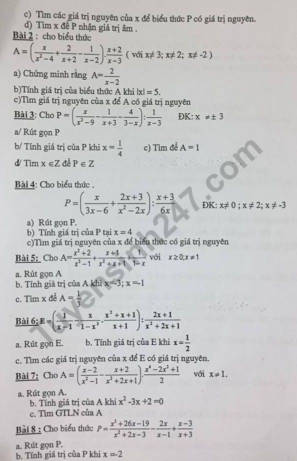 De cuong on tap ki 1 lop 8 mon Toan 2018 THCS Kim Giang