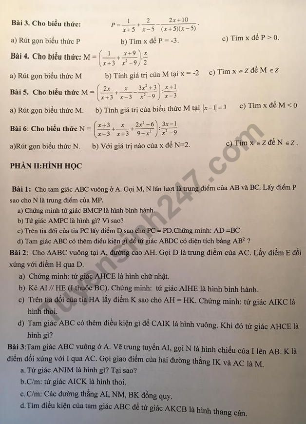 De cuong on tap ki 1 lop 8 mon Su THCS Gia Thuy 2018